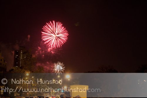 Minneapolis fireworks on 4 July 2010